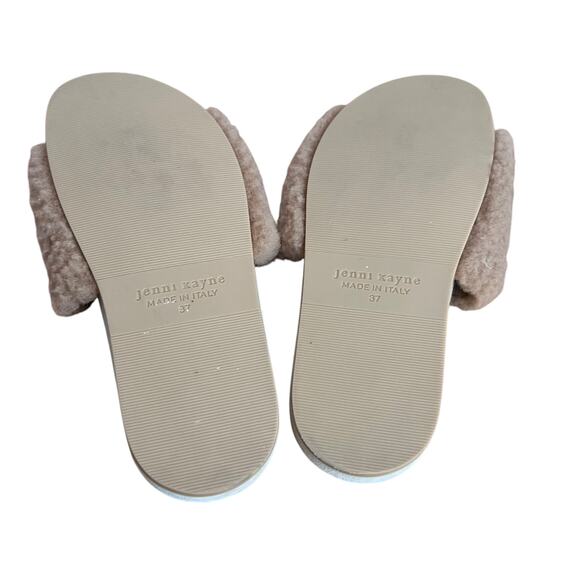 Jenni Kayne Shearling Slides On Sandals Size 7 - Picture 12 of 15